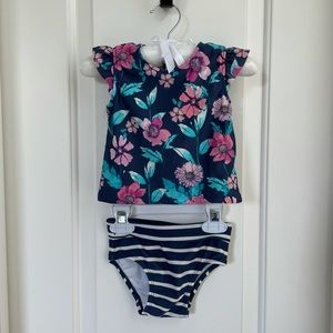 Baby Gap 2-piece Girls Swimsuit Size 6-12 months